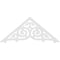 Ekena Millwork Pitch Athens Architectural Grade PVC Gable Pediment, 36"W x 15"H x 1"P (10/12) GPP036X015X100ATH - alternate 2